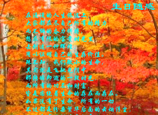 生日随感（Blue） 截图 3/8