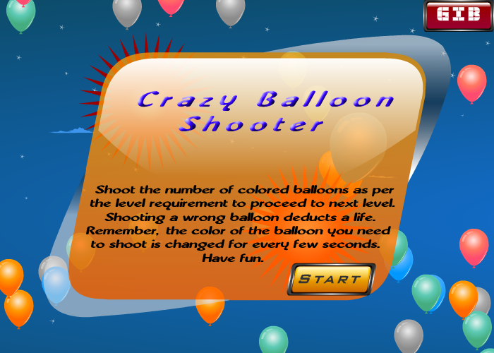 Crazy Balloon Shooter - Flash Game 截图 7/8