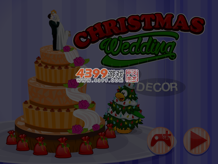 圣诞节的婚礼蛋糕 截图 4/5