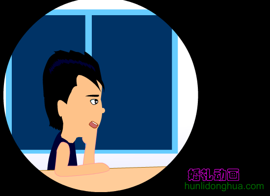 婚礼动画工作室系列4--看电视（夫妻工作室） 截图 4/8