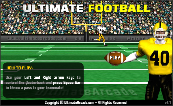 美式足球赛（www.ultimatearcade.com） 截图 1/8
