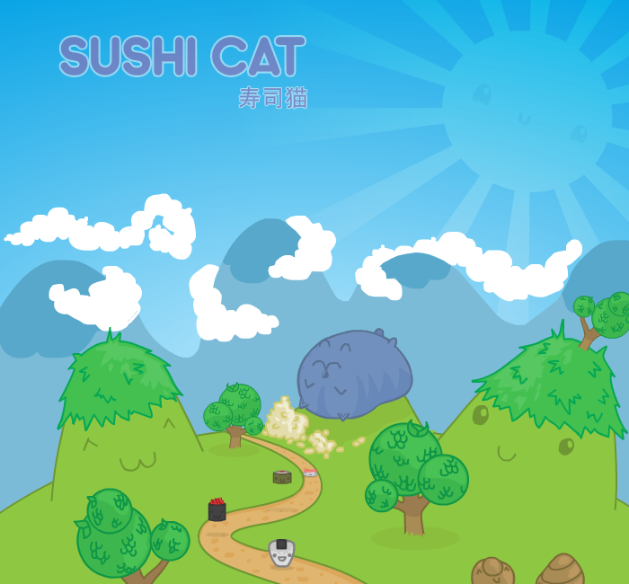 蓝色寿司猫v1.2 截图 2/8