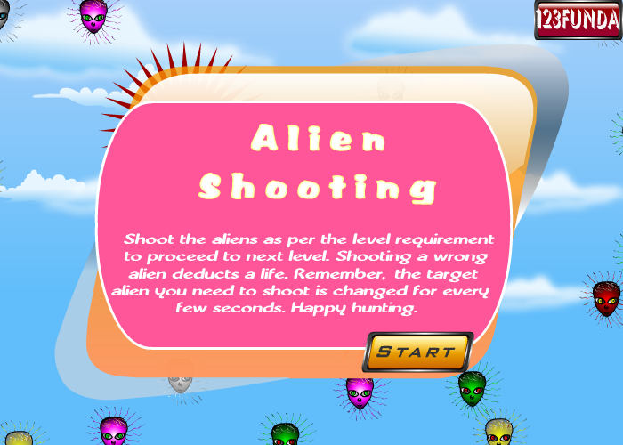 Aliens Shooting - Flash Game 截图 3/8