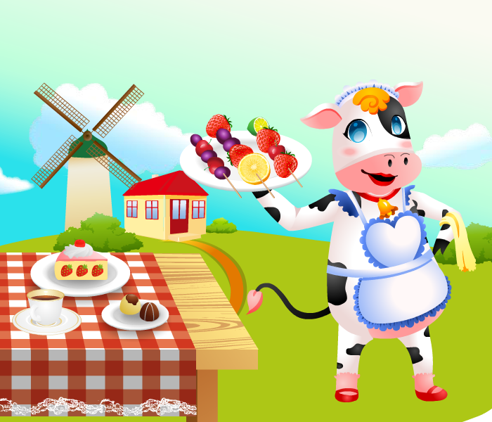 小奶牛串水果 截图 3/8
