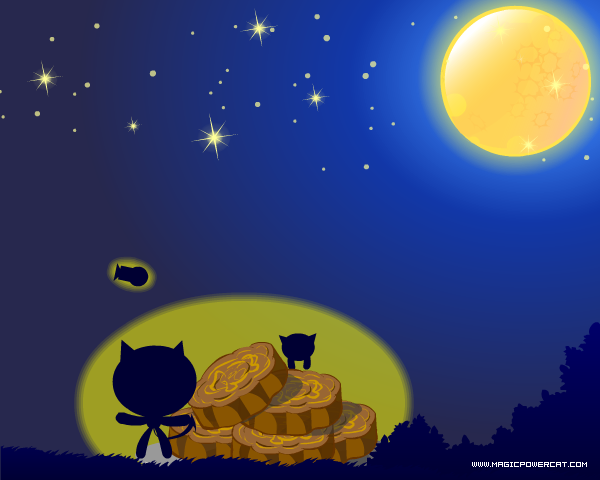 贺卡：魔力猫之中秋快乐（魔力猫） 截图 2/8