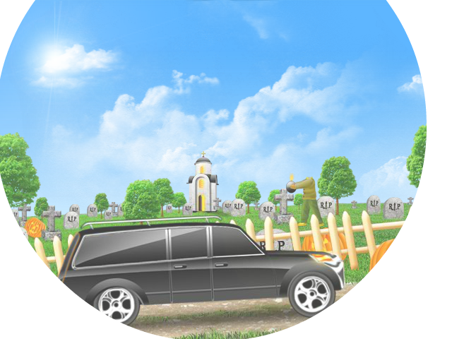 万圣节吉普车 截图 1/8