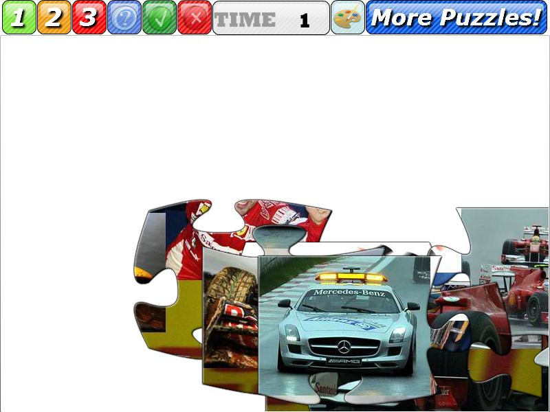 F1赛车拼图 截图 4/8
