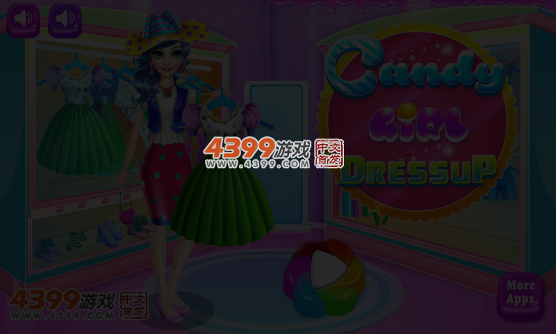 美丽糖果女孩换装 截图 4/5