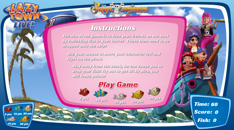Lazy Town Live - Game 截图 5/5
