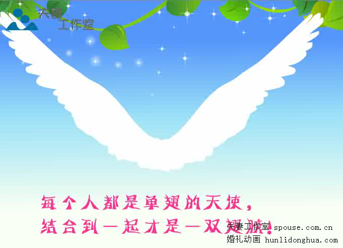 婚礼动画--比翼双飞（夫妻工作室） 截图 1/8