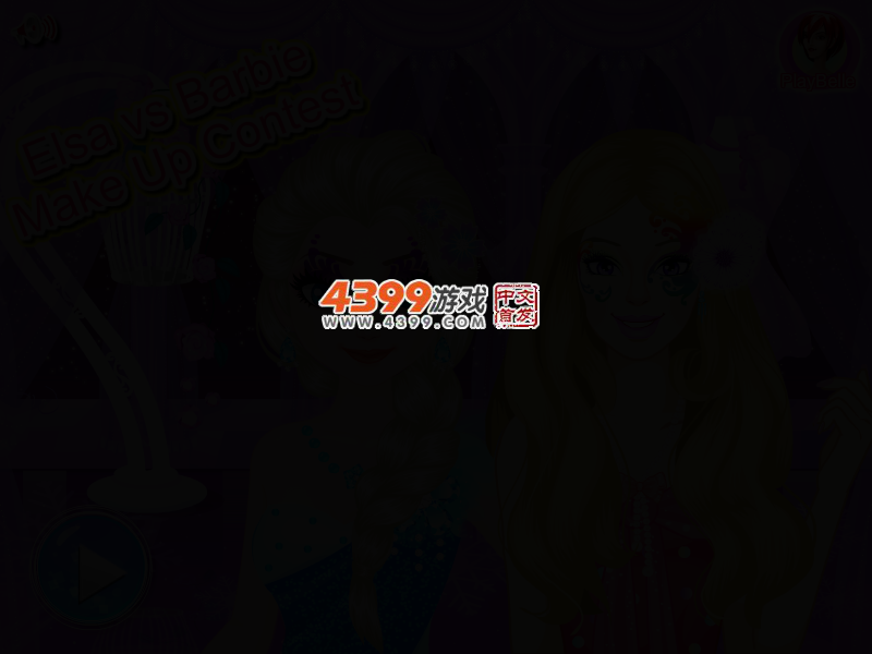 芭比与艾莎的化妆比赛 截图 2/4