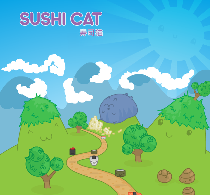 蓝色寿司猫v1.2 截图 4/8