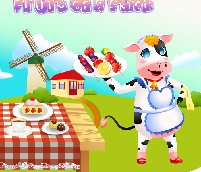 小奶牛串水果 截图 4/8