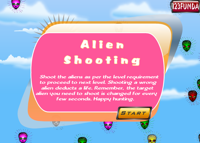 Aliens Shooting - Flash Game 截图 4/8