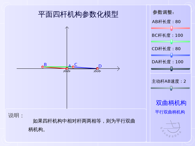 平面四杆机构模型（shenjianyong） 截图 5/6
