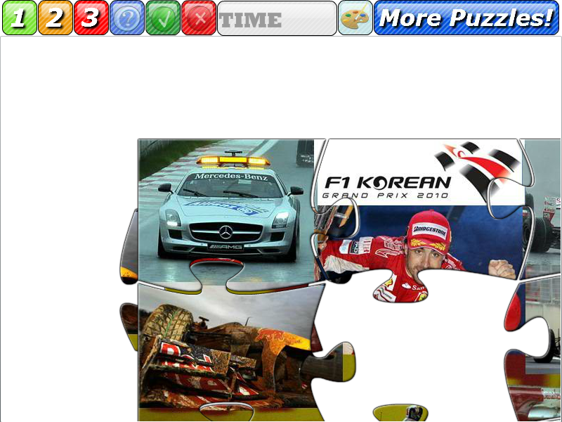 F1赛车拼图 截图 1/8