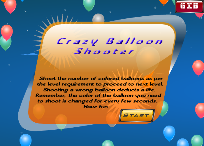 Crazy Balloon Shooter - Flash Game 截图 2/8