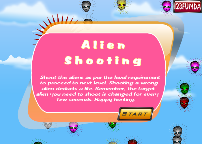 Aliens Shooting - Flash Game 截图 8/8