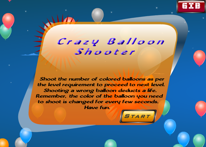 Crazy Balloon Shooter - Flash Game 截图 3/8