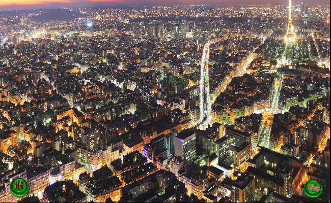 鸟瞰夜巴黎 截图 1