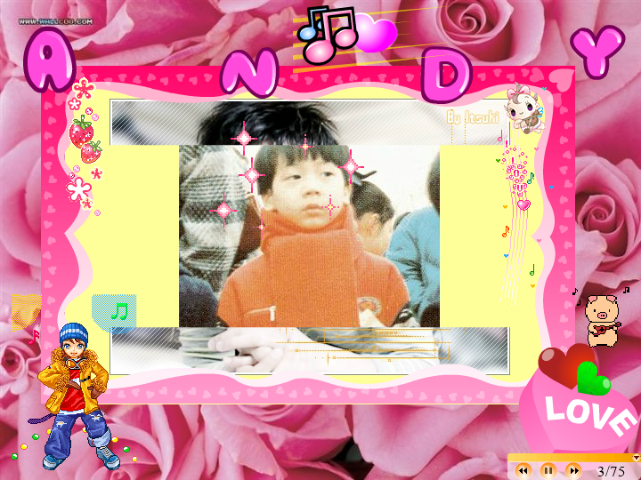 自己制作的神话DD生日FLASH相册（じ☆ve樂） 截图 7/8