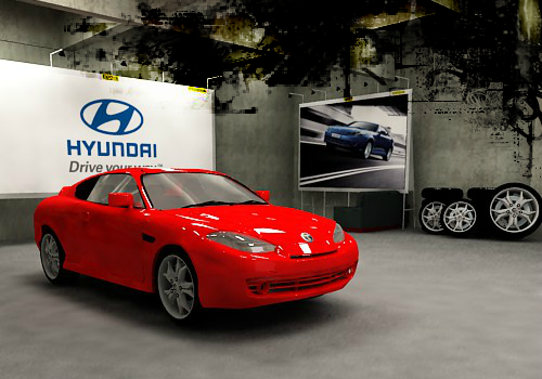HYUNDAI TUSCANI RACING GAME 截图 3/8