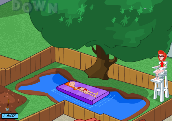 Phineas and Ferb Submarine Game 截图 4/8
