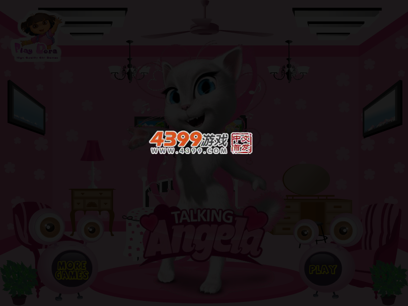 天使猫装扮房间 截图 3/7