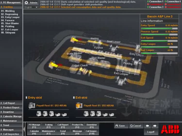 轧钢生产线3D监控系统（数字冰雹） 截图 5/8