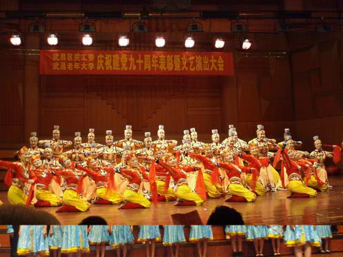 武昌老年大学庆祝建党90周年文艺演出（秋高气爽） 截图 5/8