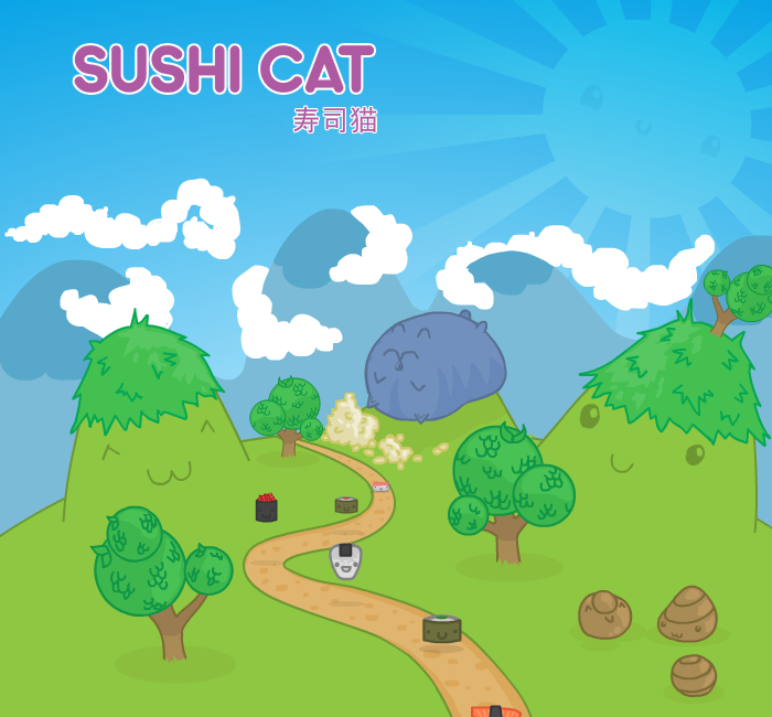 蓝色寿司猫v1.2 截图 5/8