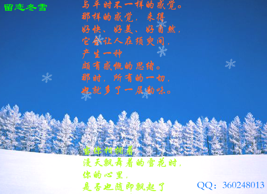 留恋冬雪（Blue） 截图 3/8