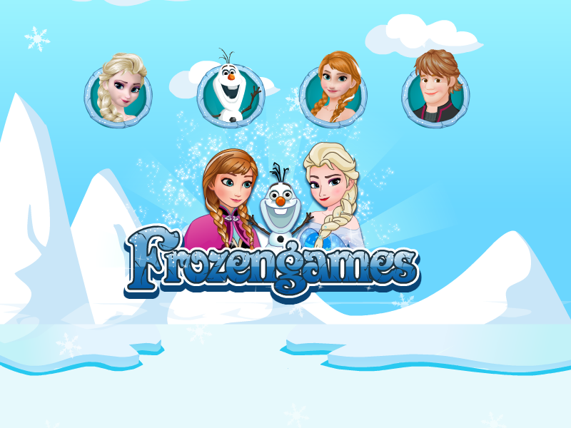 冰雪姐妹玩碰碰球 截图 1/8