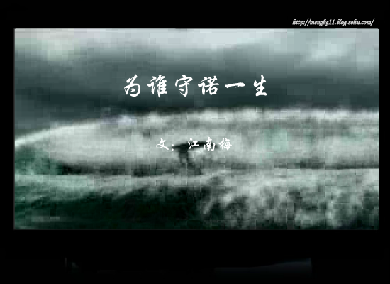 为谁守诺一生 截图 4