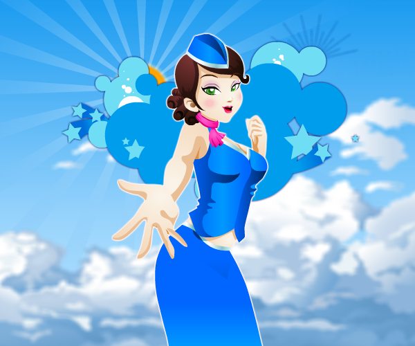 美女空姐躲避机长 截图 8/8